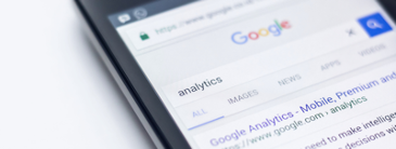 google-search-for-analytics-on-an-iphone